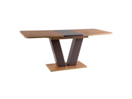 TABLE PLATON OAK WOTAN / BROWN 136 (176) X80 IN DIOMMI PLATONDWBR136IN